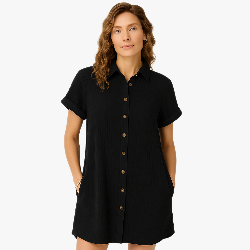 Elegant Summer Shirt Dress for Women
