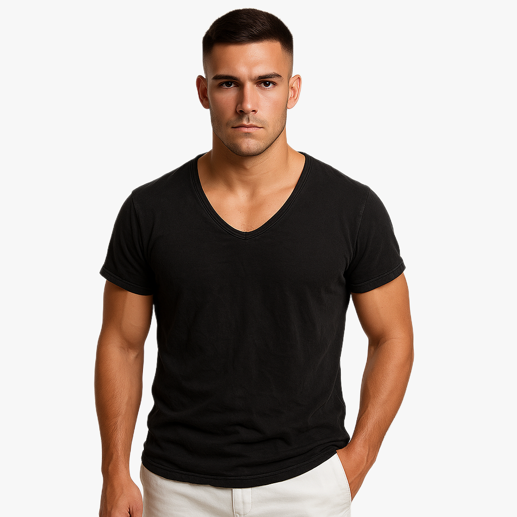 Essential Casual V-Neck T-Shirt for Men