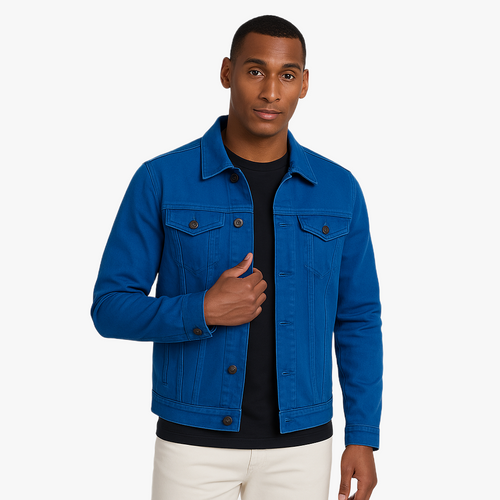 Casual Denim Jacket for Modern Men