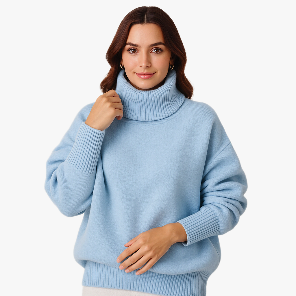 Warm Roll Neck Sweater for Women