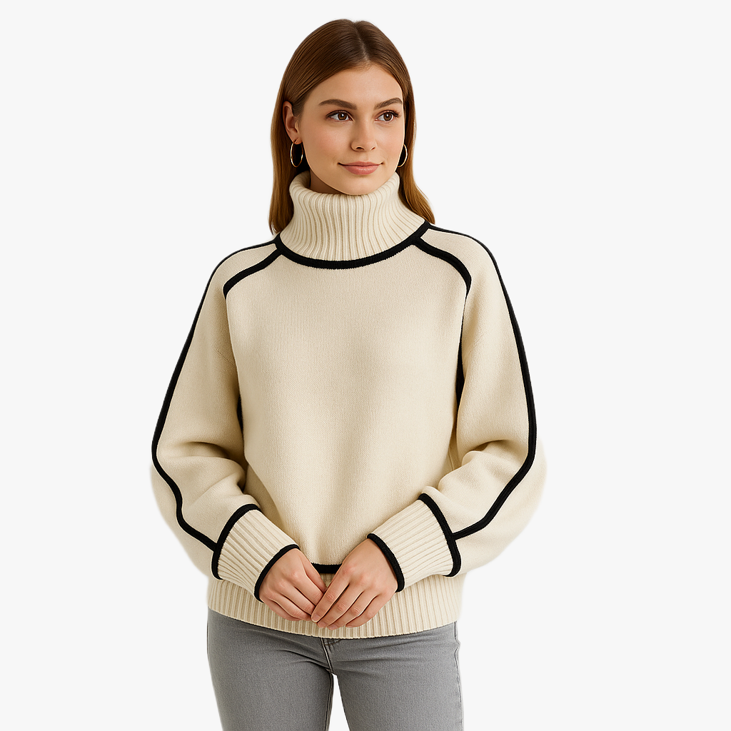 Luxurious Women's Roll Neck Sweater for Winter