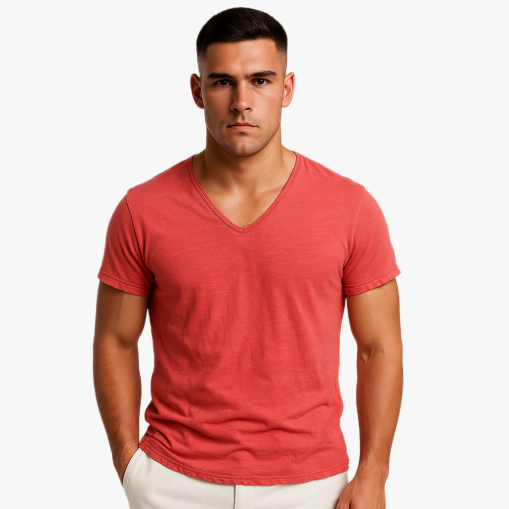 Essential Casual V-Neck T-Shirt for Men