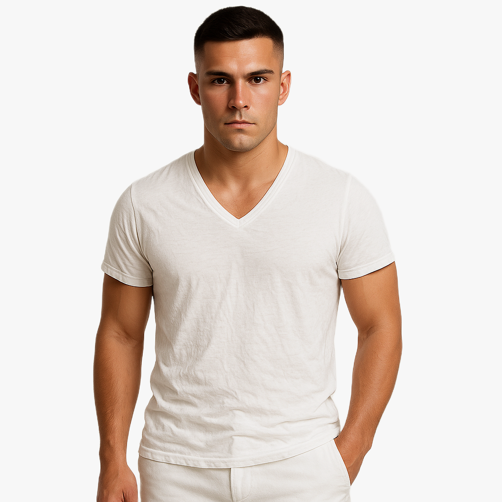 Essential Casual V-Neck T-Shirt for Men