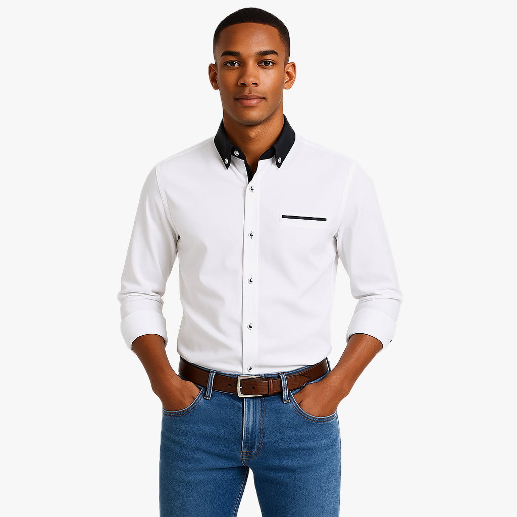 Stylish Short Sleeve Men's Casual Shirt