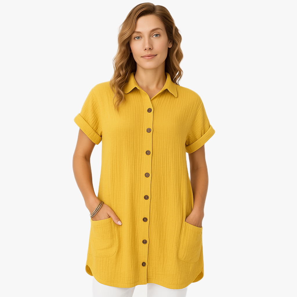 Elegant Summer Shirt Dress for Women